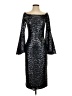 Theia Black Cocktail Dress Size 4 - photo 1