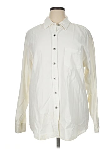 Karen Kane Long Sleeve Button-Down Shirt (view 1)