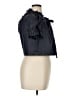 August Silk Black Short Sleeve Blouse Size 14 - photo 4