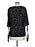 Allegra K 100% Polyester Black 3/4 Sleeve Blouse Size L - photo 2