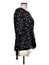Allegra K 100% Polyester Black 3/4 Sleeve Blouse Size L - photo 4