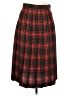 Barclay Square Plaid Red Formal Skirt Size 9 - 10 - photo 1