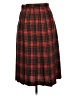 Barclay Square Plaid Red Formal Skirt Size 9 - 10 - photo 2