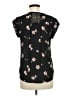 Daniel Rainn 100% Polyester Black Short Sleeve Blouse Size M (petite) - photo 2