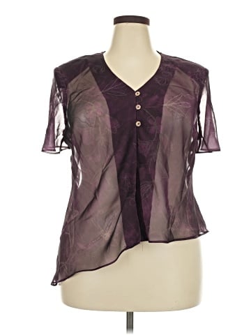 R&M Richards Short Sleeve Blouse (view 1)