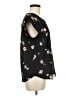 Daniel Rainn 100% Polyester Black Short Sleeve Blouse Size M (petite) - photo 4