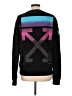 OFF-WHITE 100% Cotton Graphic Black Sweatshirt Size L - photo 2