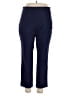JM Collection Solid Blue Active Pants Size 1X - photo 1