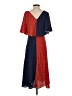 Derek Lam 100% Polyester Polka Dots Red Casual Dress Size EU (IT) 40 / US 4 - photo 2