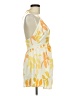 Zara Tropical Yellow Cocktail Dress Size M - photo 4
