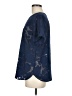 Van Heusen 100% Polyester Stars Blue Short Sleeve Blouse Size M - photo 5