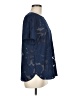Van Heusen 100% Polyester Stars Blue Short Sleeve Blouse Size M - photo 4