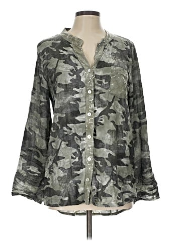 Tempo Paris Long Sleeve Blouse (view 1)