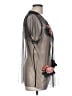 Torrid 100% Polyester Gray Kimono Size Lg Plus (0) - photo 4
