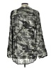 Tempo Paris Camo Gray Long Sleeve Blouse Size L - photo 2