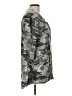 Tempo Paris Camo Gray Long Sleeve Blouse Size L - photo 4