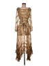 Zimmermann 100% Silk Tan Cocktail Dress Size 6 (1) - photo 1
