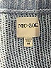 Nic + Zoe Blue Pullover Sweater Size M - photo 7