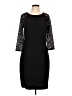 Adrianna Papell Black Cocktail Dress Size 12 - photo 1