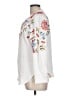 Assorted Brands 100% Polyester Floral Ivory Long Sleeve Blouse Size L - photo 5