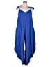 Vince Camuto Solid Blue Jumpsuit Size XL - photo 1