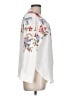 Assorted Brands 100% Polyester Floral Ivory Long Sleeve Blouse Size L - photo 4