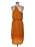 Mossimo 100% Polyester Orange Casual Dress Size M - photo 2