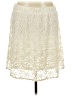 AB Studio 100% Polyester Ivory Casual Skirt Size L - photo 1