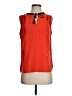 dalia 100% Polyester Orange Sleeveless Blouse Size S - photo 1