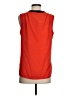 dalia 100% Polyester Orange Sleeveless Blouse Size S - photo 2