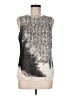 Rose + Olive 100% Polyester Silver Sleeveless T-Shirt Size M - photo 1