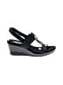 AK Anne Klein Black Wedges Size 8 1/2 - photo 1