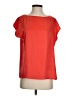 Mango Orange Short Sleeve Blouse Size XS - photo 1