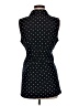 Tommy Hilfiger Polka Dots Black Sleeveless Button-Down Shirt Size M - photo 2