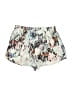 French Connection 100% Viscose Print Ivory Shorts Size 4 - photo 1