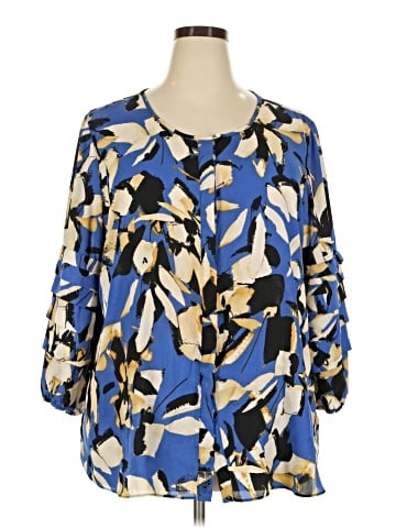 Ashley Stewart 3/4 Sleeve Blouse (view 1)
