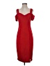 Bisou Bisou Solid Red Cocktail Dress Size 4 - photo 1