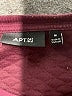 Apt. 9 Burgundy Pullover Sweater Size M - photo 7