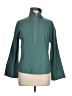 Lou & Grey Teal Long Sleeve Blouse Size L - photo 1