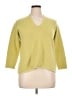 Eileen Fisher 100% Cashmere Green Cashmere Pullover Sweater Size 1X - photo 1