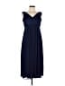 David's Bridal 100% Polyester Solid Blue Cocktail Dress Size 12 - photo 1