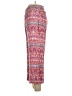 Aqua 100% Rayon Paisley Red Casual Pants Size L - photo 5