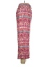Aqua 100% Rayon Paisley Red Casual Pants Size L - photo 4