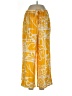 Mlle Gabrielle Print Yellow Casual Pants Size L - photo 1