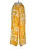 Mlle Gabrielle Print Yellow Casual Pants Size L - photo 2