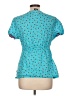 Cherokee Teal Short Sleeve Blouse Size L - photo 2