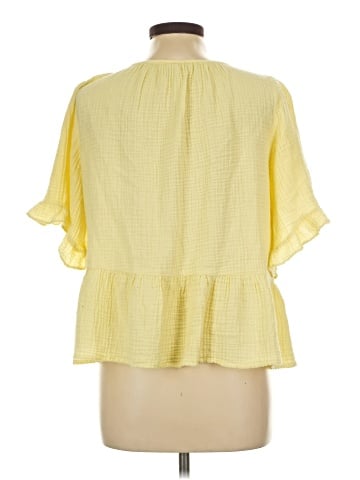 a.n.a. A New Approach 3/4 Sleeve Blouse (view 2)