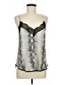 Lovestitch Silver Sleeveless Blouse Size M - photo 1
