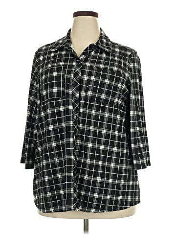 Indigo Rose 3/4 Sleeve Blouse (view 1)