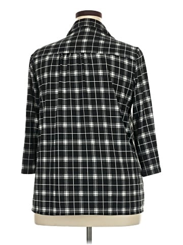 Indigo Rose 3/4 Sleeve Blouse (view 2)